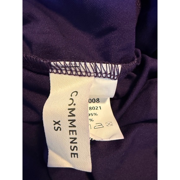 Commense‎ XS Purple Floral Lace whimsi Y2K  Bodycon Maxi Dress Cocktail Evening - Picture 8 of 8